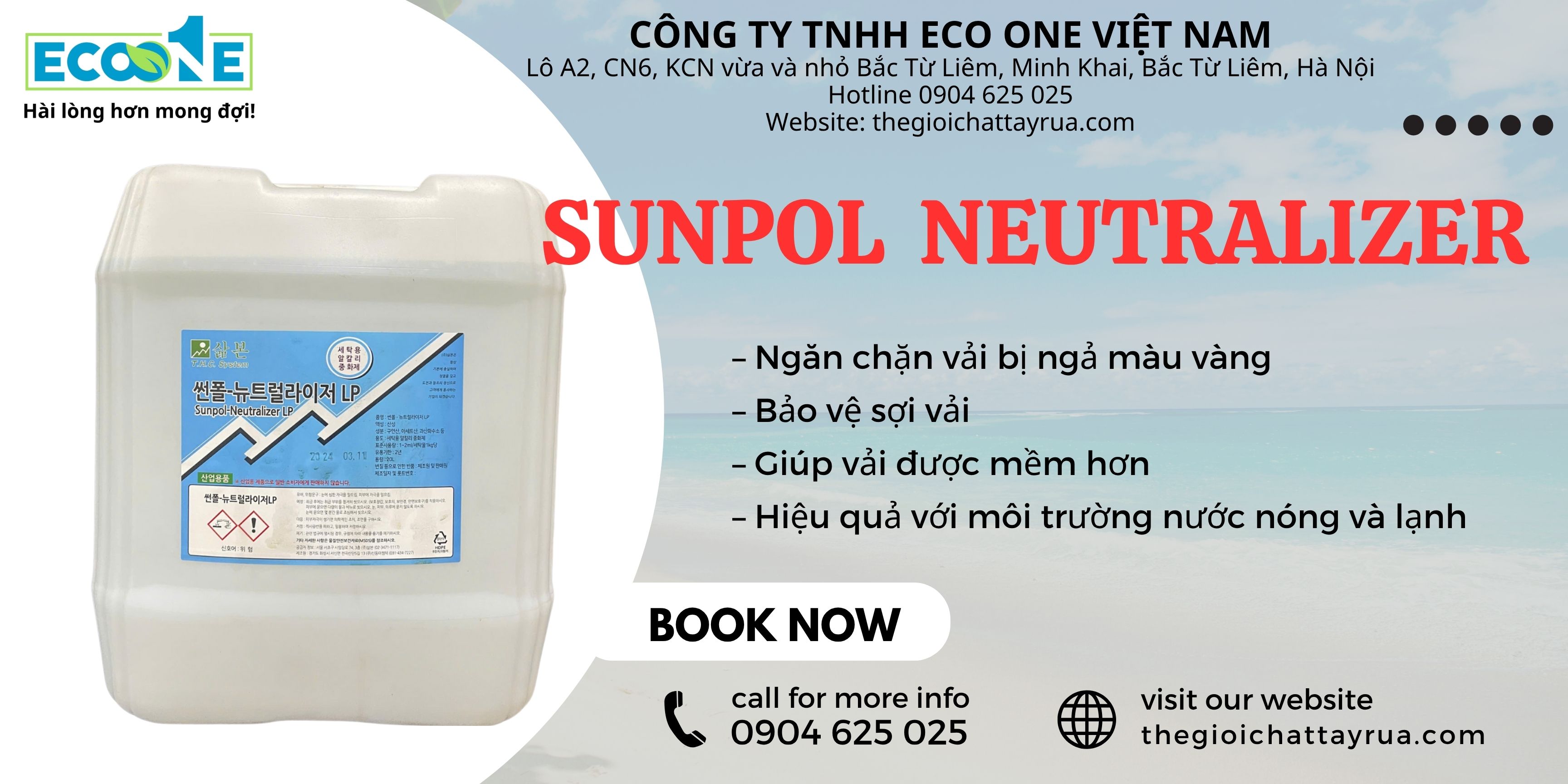 EK Neutralizer – Hỗ trợ trung hòa hóa chất tồn dư